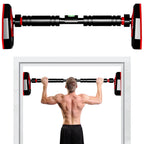 Pull up Bar for Doorway No Screws, Adjustable Chin up Bar for Door Frame, Strength Training Pull-Up Bars for Home, Width 28.74-39.37 Inches with Locking Mechanism, No Punching