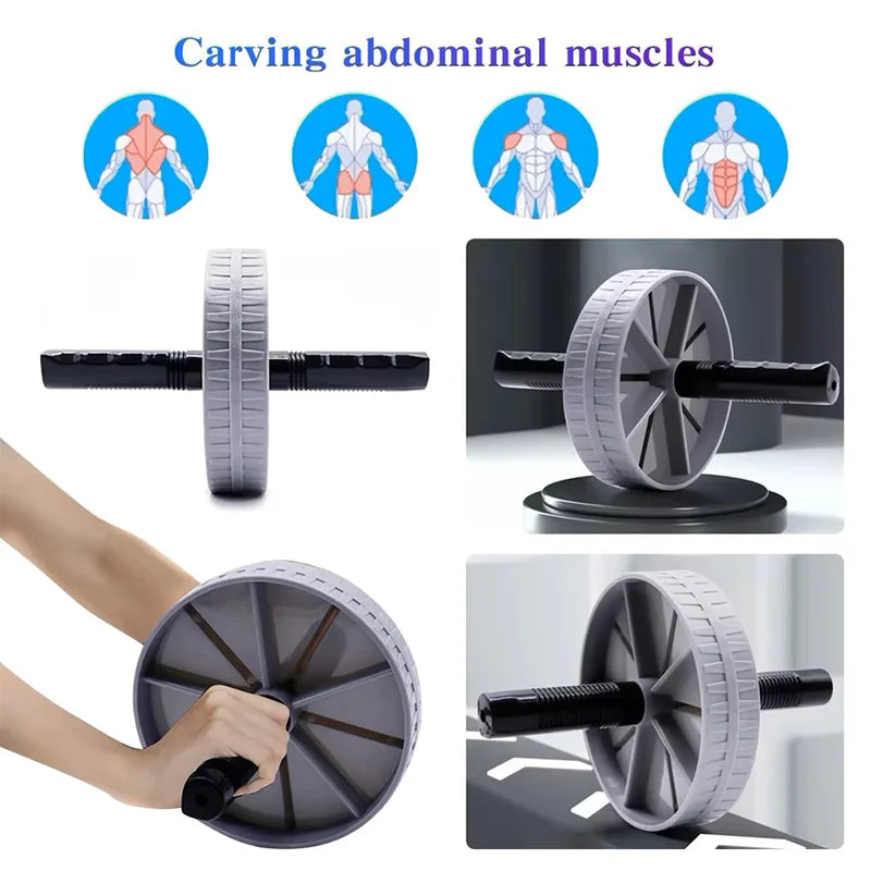 1PC Workout Roller Wheel Non-Slip Abdominal Wheel No Noise Abdominal Trainer Exercise Wheel Strengthen Muscle Exercise Equipment