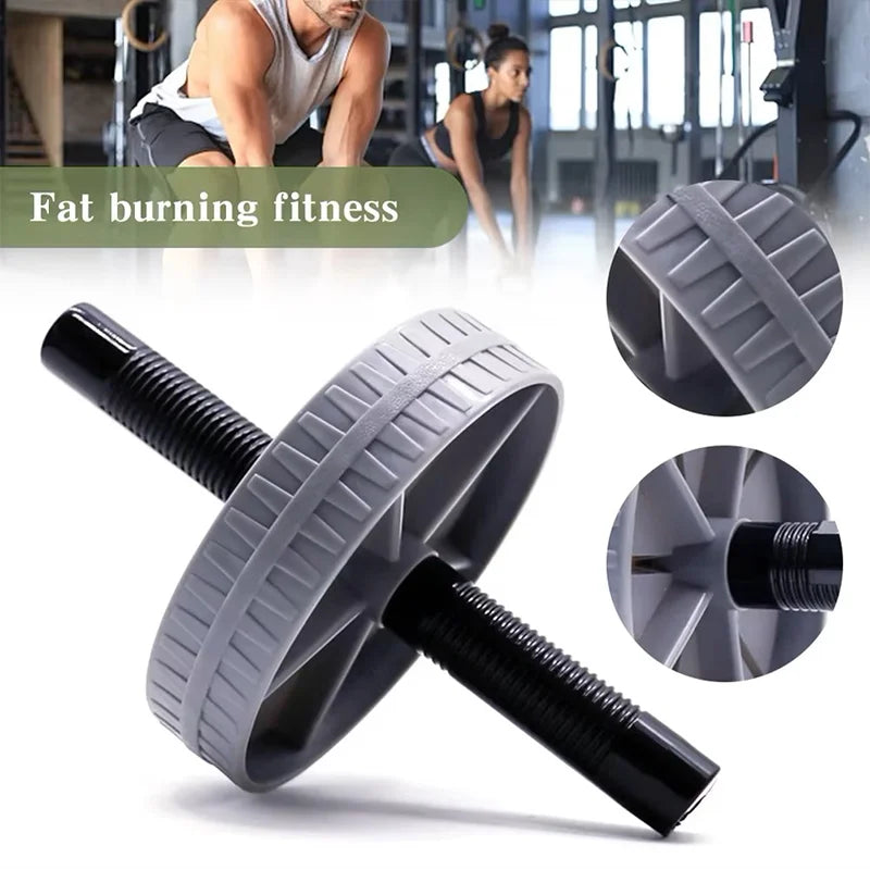 1PC Workout Roller Wheel Non-Slip Abdominal Wheel No Noise Abdominal Trainer Exercise Wheel Strengthen Muscle Exercise Equipment