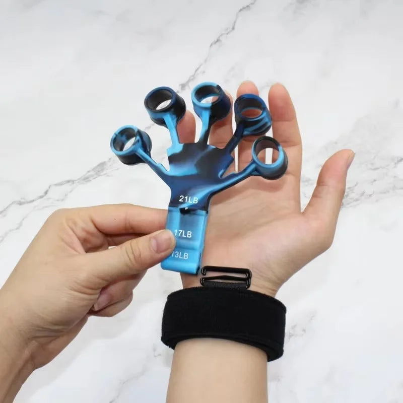 Finger Gripper and Exerciser for Guitarists - 6 Resistance Levels for Hand Strengthening and Rehabilitation