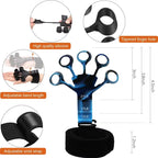 Finger Gripper and Exerciser for Guitarists - 6 Resistance Levels for Hand Strengthening and Rehabilitation