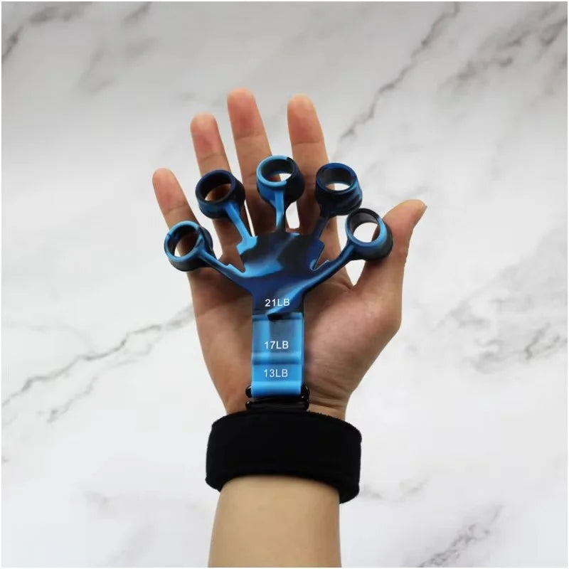 Finger Gripper and Exerciser for Guitarists - 6 Resistance Levels for Hand Strengthening and Rehabilitation