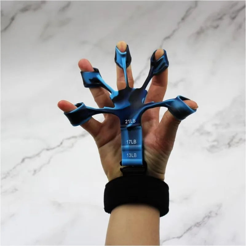 Finger Gripper and Exerciser for Guitarists - 6 Resistance Levels for Hand Strengthening and Rehabilitation