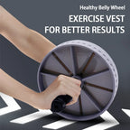 1PC Workout Roller Wheel Non-Slip Abdominal Wheel No Noise Abdominal Trainer Exercise Wheel Strengthen Muscle Exercise Equipment